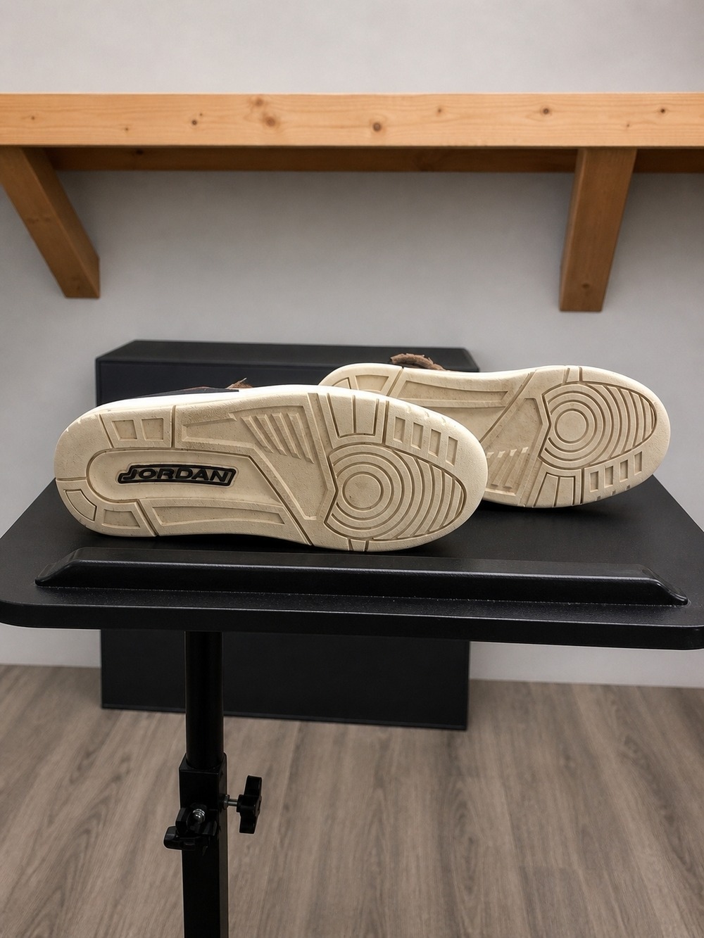 Nike Jordan Kids Tan Brown Sneakers - Picture 4 of 6